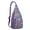 Purple-4, variant on 4-Pockets Cross Body Bags for Woman Men,Cute Sea Life Sling Bag Chest Bag with Adjustable Strap Women's Crossbody Bags for Outdoors Hiking Traveling