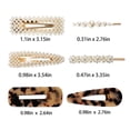 thumbnail image 4 of Juego de pinzas para el cabello Apuakthei, 18 piezas de pinzas para el cabello con perlas, pasadores de resina acrílica para cabello grueso, horquillas para el cabello para mujeres y niñas,, 4 of 7