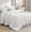16 - White, variant on 7-Piece Full White Comforter Set, All Season Bed in a Bag for Adults & Kids with Sheets & Pillowcases