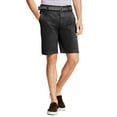 thumbnail image 1 of Ma Croix Mens Twill Chino Shorts with Belt Flat Front Modern Fit, 1 of 3