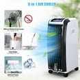 thumbnail image 3 of Giantex Evaporative Cooler, Portable 4-in-1 Cooler w/Humidifier & Anion, Bladeless Electric Fan for Home Office, 3 of 8