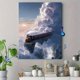thumbnail image 4 of Qisvanset 12x16 Inch Wildflower Meadow Sunset Landscape Canvas Print Wall Art, 4 of 5