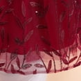 thumbnail image 7 of Flower Girls Embroidered Princess Dress Puff Sleeve Wedding Birthday Party Gown, 7 of 7