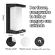 thumbnail image 2 of Lámpara De Pared Bloosom  Impermeable Para Exteriores Arbotantes Negro, 2 of 4