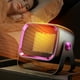 thumbnail image 4 of Calentador de pared portátil pequeño de 1200 W, silencioso, con protección contra sobrecalentamiento ajustable y gran angular de 105°, termostato inteligente., 4 of 9