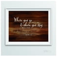 thumbnail image 1 of Ruth 1 16 - Where You Go I Will Go Biblical Quotes Rustic Wood Wedding Signs, 1 of 8
