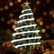 thumbnail image 4 of Adorno Navideño De Cinta Blanca Con Pelo Sintético, Rollo De Pelo Artificial A Rayas, Guirnalda Para Árbol De Navidad, Decoración Navideña Con Cinta Blanca Para Adornos De Árbol De Navidad Y Coronas., 4 of 8
