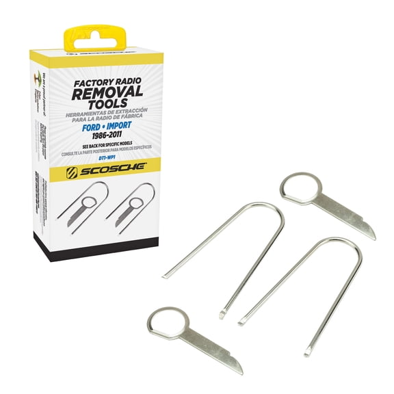 Scosche DT1-WP1 DIN Automotive Car Radio Removal Pry Tool Kit