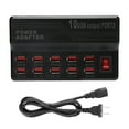 thumbnail image 3 of Regleta de concentrador de alimentación, cargador inteligente USB, estación de carga USB de 10 puertos, cargador USB, rendimiento de gama alta, 3 of 8