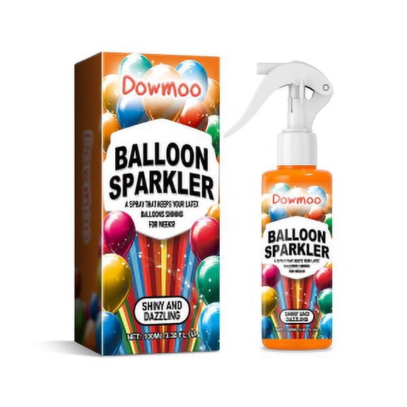 Dowmoo Latex Balloon Brightening Spray, Balloon Brightening Long-Lasting Effect Adds Ambiance Gloss Spray