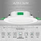 thumbnail image 2 of For 12pcs 7W White LED Downlight Recessed Ceiling Lights for Slim Spot Lighting, 2 of 4