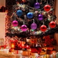thumbnail image 4 of 24 bolas navideñas decorativas, irrompibles, gruesas, colgantes, galvanizadas, perladas, para Navidad, 4 of 5