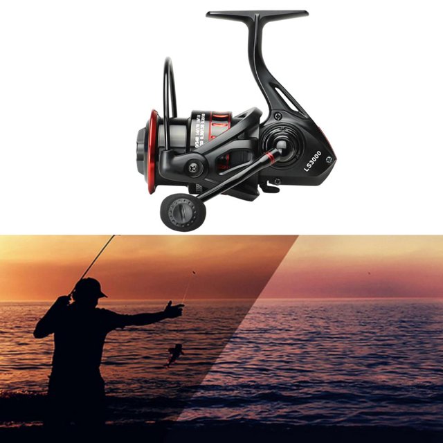 Carretes 5: 1 Rueda de carrete de fundición metálica Accesorios de aparejos de aleación para río, mar, caña de de corriente 111 × DYNWAVEMX Carrete de pesca