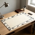 thumbnail image 6 of PVC Desk Pad, Waterproof Non Slip Leather Feel Table Mat, Large Size Writing Gaming Desktop Protector, Durable Stain Resistant Mat, Practical Accessory for Office, Home Study Computer Desktop Use, A, 6 of 6