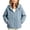Z46 Light Blue, variant on VEKDONE Boys Girls Sherpa Coat Full Zip Warm Fleece Jacket with Pockets Kids Lightweight Hooded Fall Winter Outerwear Purple,10-11 Years