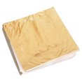 thumbnail image 1 of 100 piezas de papel de aluminio dorado de imitación delicado, decoraciones ligeras, suministros de adorno para el hogar para pintura, artes, maquillaje, manualidades, decoración, 1 of 6