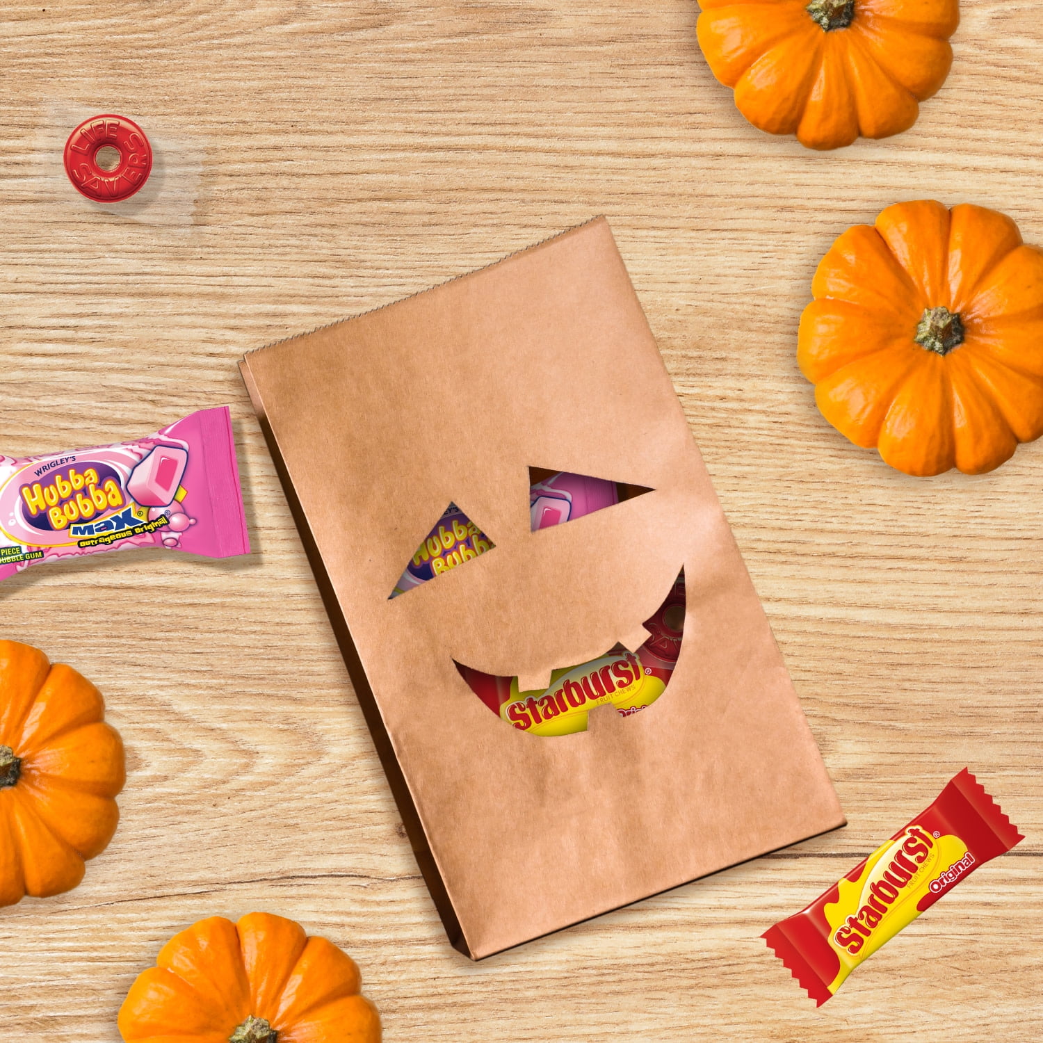 Starburst, Life Savers & Hubba Bubba Halloween Candy Variety Pack