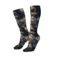 thumbnail image 2 of Easygdp Watercolor Snake Skin Soccer Socks Sport Knee High Socks Calf Compression Athletic Socks for Men and Women, 2 of 9