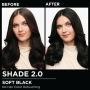 Garnier Olia Oil Powered Permanent Hair Color, 2.0 Soft Black, 1 Kit