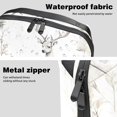 thumbnail image 4 of Deer Hard Drive Bags Travel Case Charging Cord Organizer - Oxford Cloth Waterproof Electronics Digital Accessories Pouch with Organizer Charger Station - 5.9x9.44x3.14 in, 4 of 6