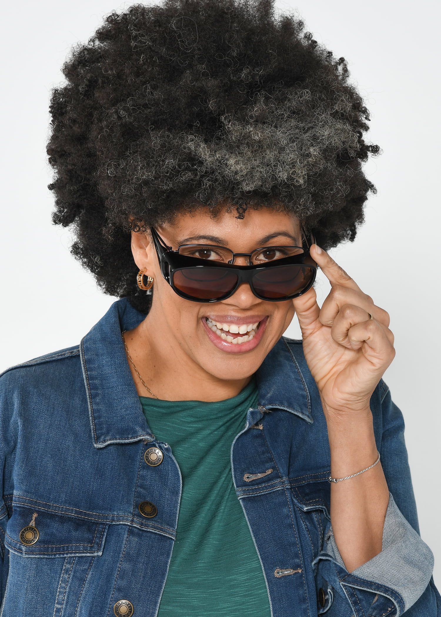 Solar Shield Dioptics Unisex Rectangle Sport Sunglasses Black