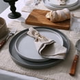 thumbnail image 3 of Famiware 12-Piece Stoneware Dinnerware Set with Plates & Bowls for 4, 3 of 10