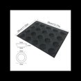 thumbnail image 3 of 2X Molde de Silicona de 20 Agujeros Pastel T Mini Modelo de Pizza Molde de Hamburguesa de Pan Redondo Herramienta, 3 of 5
