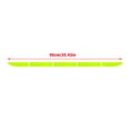 thumbnail image 2 of fastboy 5pcs/set Car Warning Stciker Reflective Trunk Stripe Self Adhesive Universal Car Rear Reflector, Fluorescent Green, 2 of 9