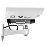 Trademark Home Collection Decoy Dummy Fake Security Camera w/ Blinking LED & Adjustable Mount, Gray, Pack of 1