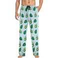 thumbnail image 4 of FREEAMG Kawaii Avocado Pajama Pants for Men, Men's Separate Bottoms, Comfortable Sleep Lounge Pj Pants, 4 of 7