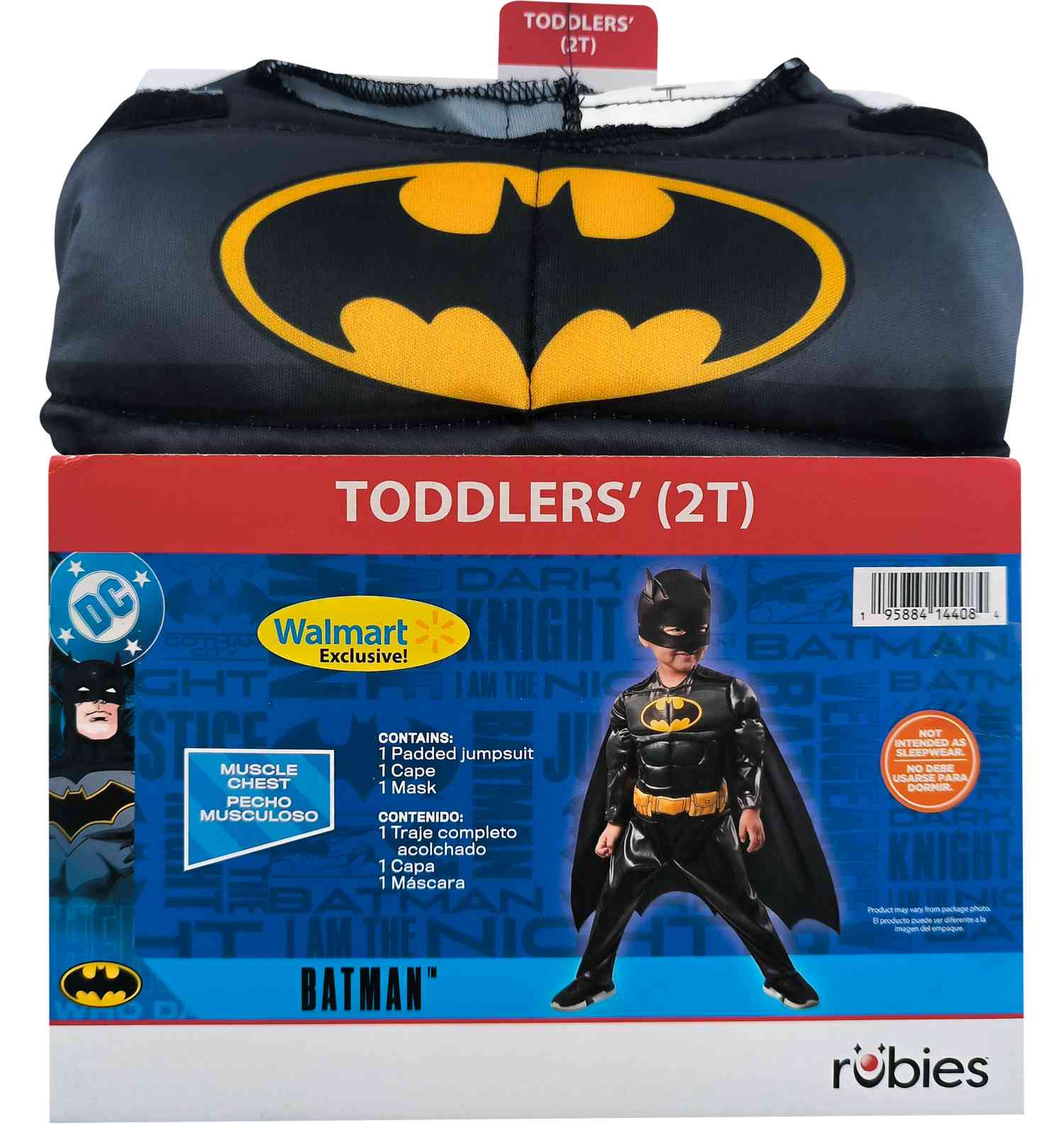Rubies DC Batman Costume for Toddlers Size 2T photo 6
