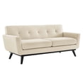 thumbnail image 2 of Modway Engage Herringbone Fabric Loveseat in Beige, 2 of 8
