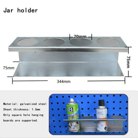 

Wall-mounted orifice hook hardware tool storage rack tool box hanging plate