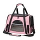 thumbnail image 5 of Bolsa de transporte para mascotas con correa para el hombro y tapete extraíble, portátil, de malla ventilada, para gatos, bolsa de viaje para perros Rosa, 5 of 10