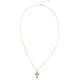 thumbnail image 1 of Collar Cruz de Cobre Cadenas Joyería de Hombre Decoraciónes Suministro Oro, 1 of 9