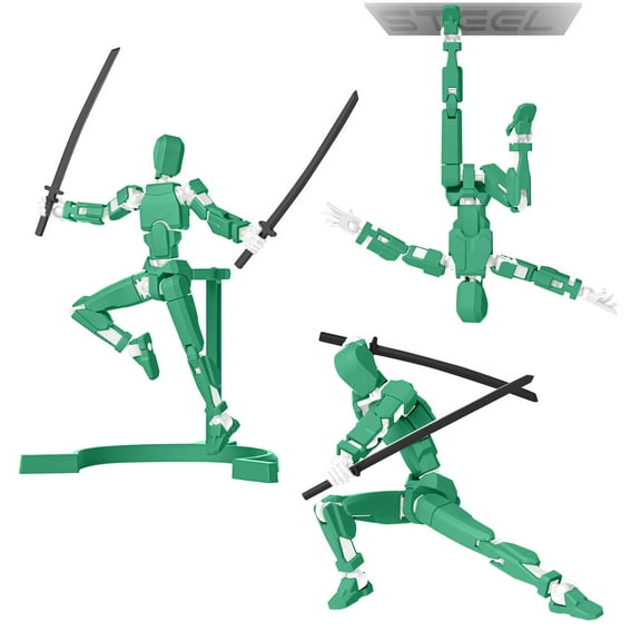 T13 Action Figure, Titan 13 3D Printed Action Figure, Lucky 13 Action Figure, 13 Action Figure Dummy 13 Action Figure