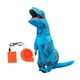 thumbnail image 3 of Disfraz de dinosaurio inflable perfecl T Rex Azul niños, 3 of 8
