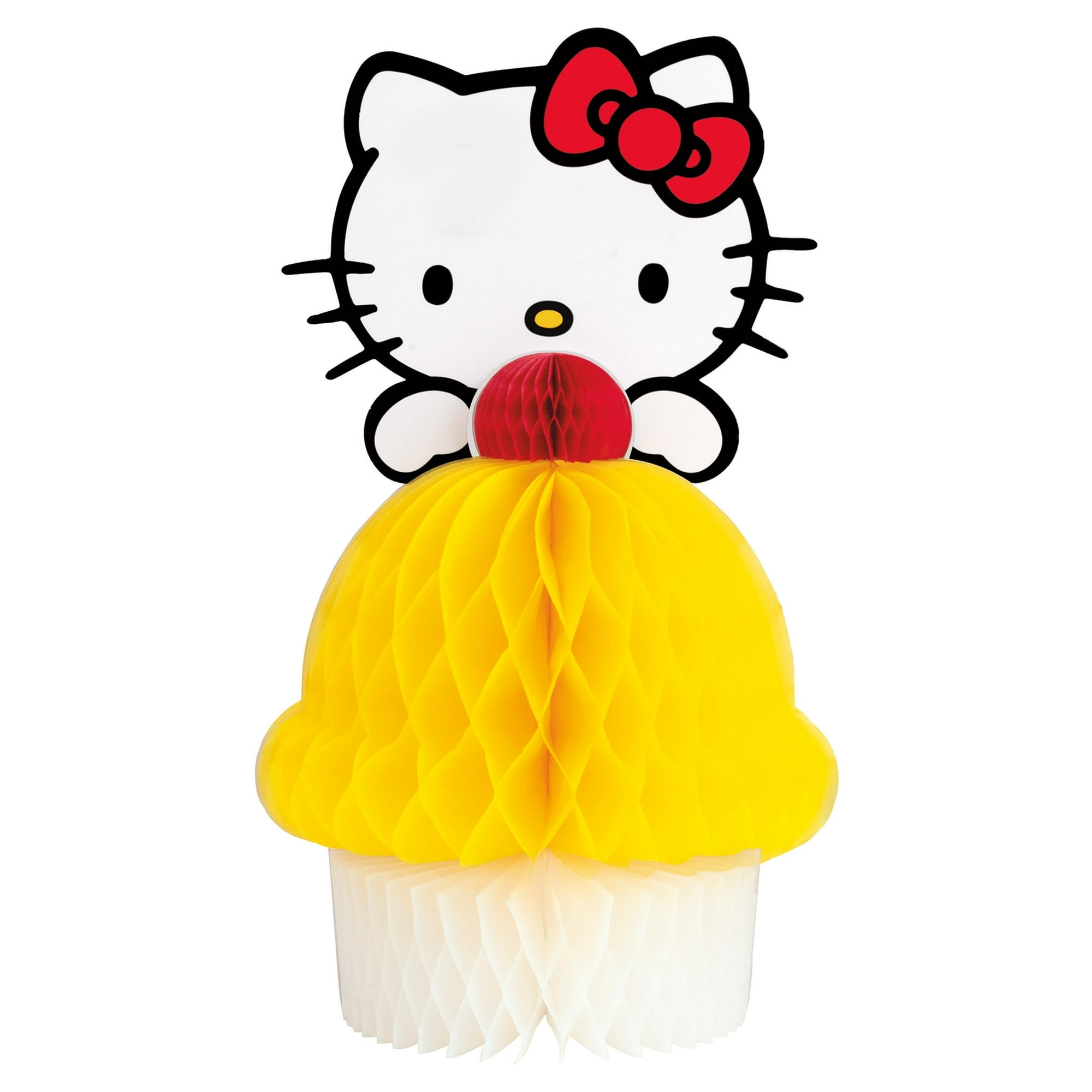 (2 pack) Hello Kitty & Friends Assorted Honeycomb Tissue Centerpieces, 3ct