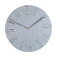 thumbnail image 1 of Reloj de Decoración de oficina Zulema Arte decorativo del reloj de pared Gris, 1 of 8