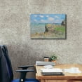 thumbnail image 3 of Epic Graffiti 'Cliff Walk At Pourville' by Claude Monet, Giclee Canvas Wall Art, 24"x20", 3 of 8