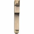 thumbnail image 5 of Ekena Millwork 4"W x 20"D x 28"H Westlake Craftsman Rough Sawn Bracket, Douglas Fir, 5 of 13