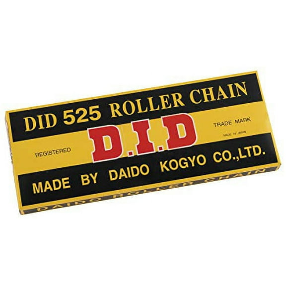 Did 525X122RB 525 Standard Series Non O-Ring Chain - 122 Links (Natural)