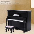 thumbnail image 5 of 1:12 Scale Collectible Miniature Piano for Dollhouse Model Toy Simulation Toy Collection Action Figure Modeling Ornaments Home Decor(Black), 5 of 5
