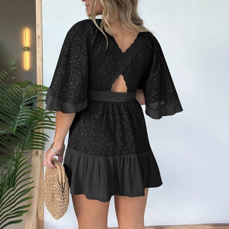short sleeve lace up dress Evening Dress Nude Color A Line Bateau Neck Floor Length Short Sleeves   Bridelily