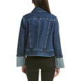 thumbnail image 2 of Cinq à Sept womens  Isaline Denim Jacket, XXS, Blue, 2 of 3