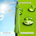 thumbnail image 4 of WULFUL 10ft Offset Hanging Outdoor Cantilever Patio Umbrella for Garden, Green, 4 of 7