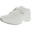 Avia Mens Union Slip Resistant White / Chrome Silver Lemon Yellow Ankle-High Leather Walking Shoe - 10.5M