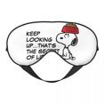 thumbnail image 3 of Máscara de ojos para dormir con personajes de cómic de Peanuts, para mujeres y hombres, con antifaz Snoopy, Charlie Brown, Linus y Lucy, suave antifaz para la siesta, 3 of 5