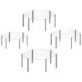 thumbnail image 3 of UPOUART 4-Piece Clear Acrylic Dessert Stands Set, Transparent Display Riser for Parties, Weddings, and Special Events, 3 of 8