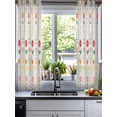 thumbnail image 2 of Spring Floral Sheer Curtains 39 Inch Length 2 Panels Set for Living Room/Bedroom, Colorful Summer Flowers Vintage Botanical Kitchen Curtains Grommet Semi-Sheer Curtains Window Treatments 27.5"x39"x2, 2 of 7